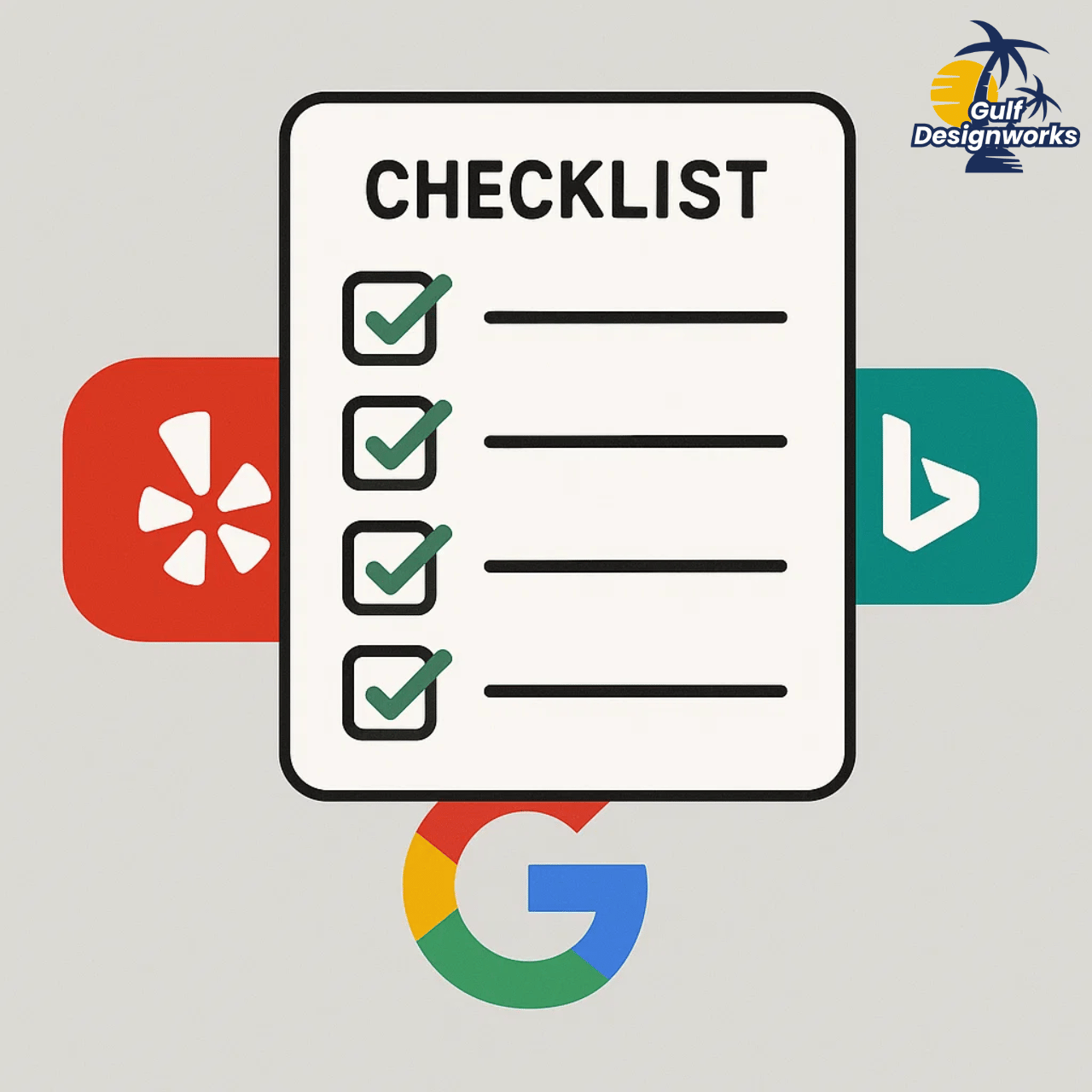 Local presence optimization with business listings on directories.