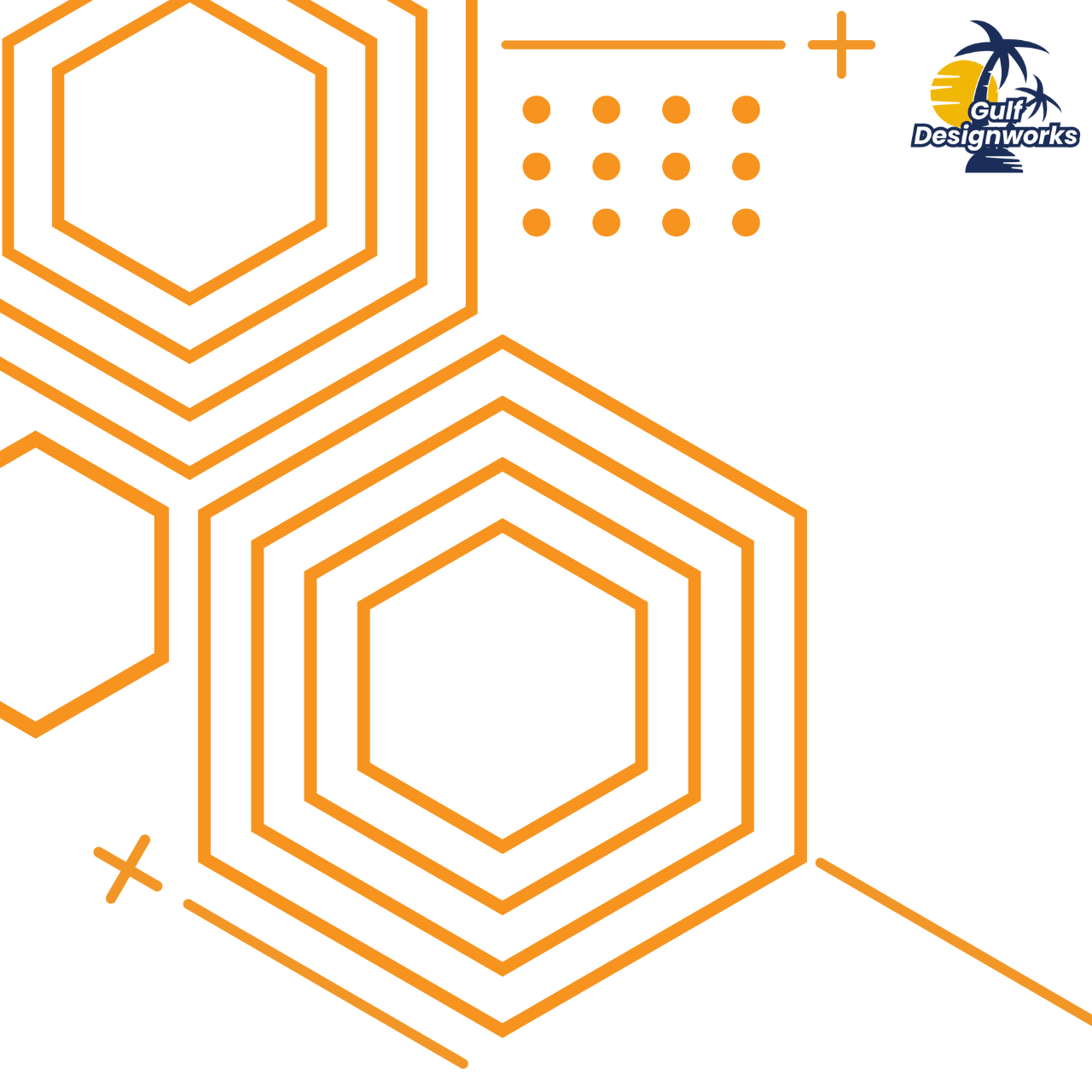 Professional graphic design elements for brand identity