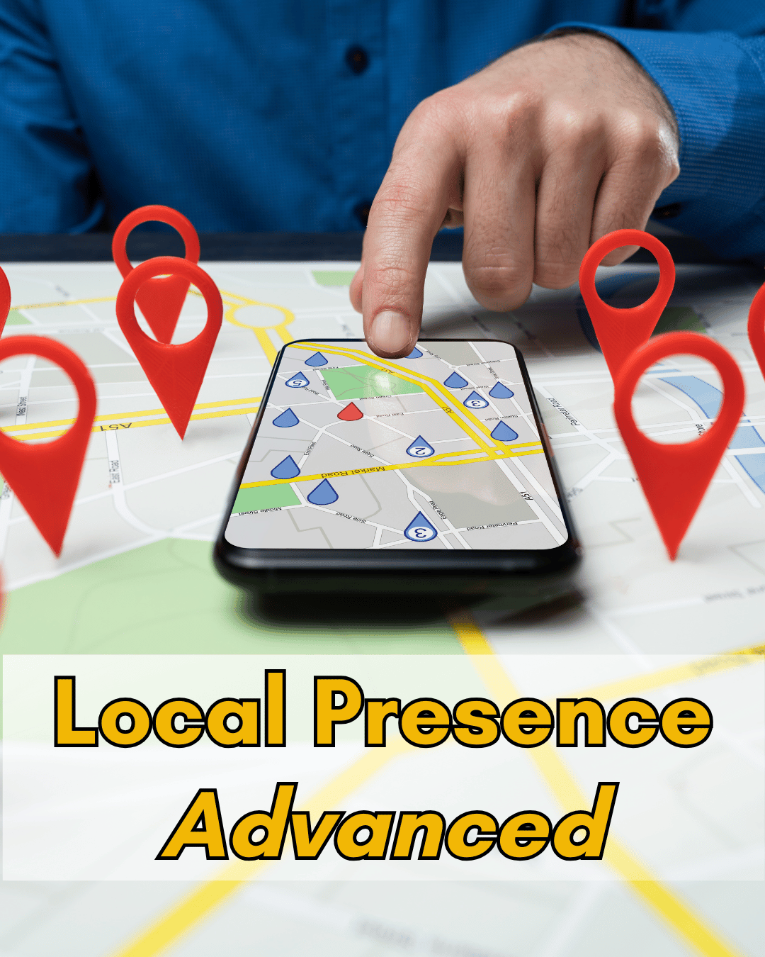Local Presence Advanced by Gulf Designworks – one-time local SEO setup with 50 directory listings and profile optimization