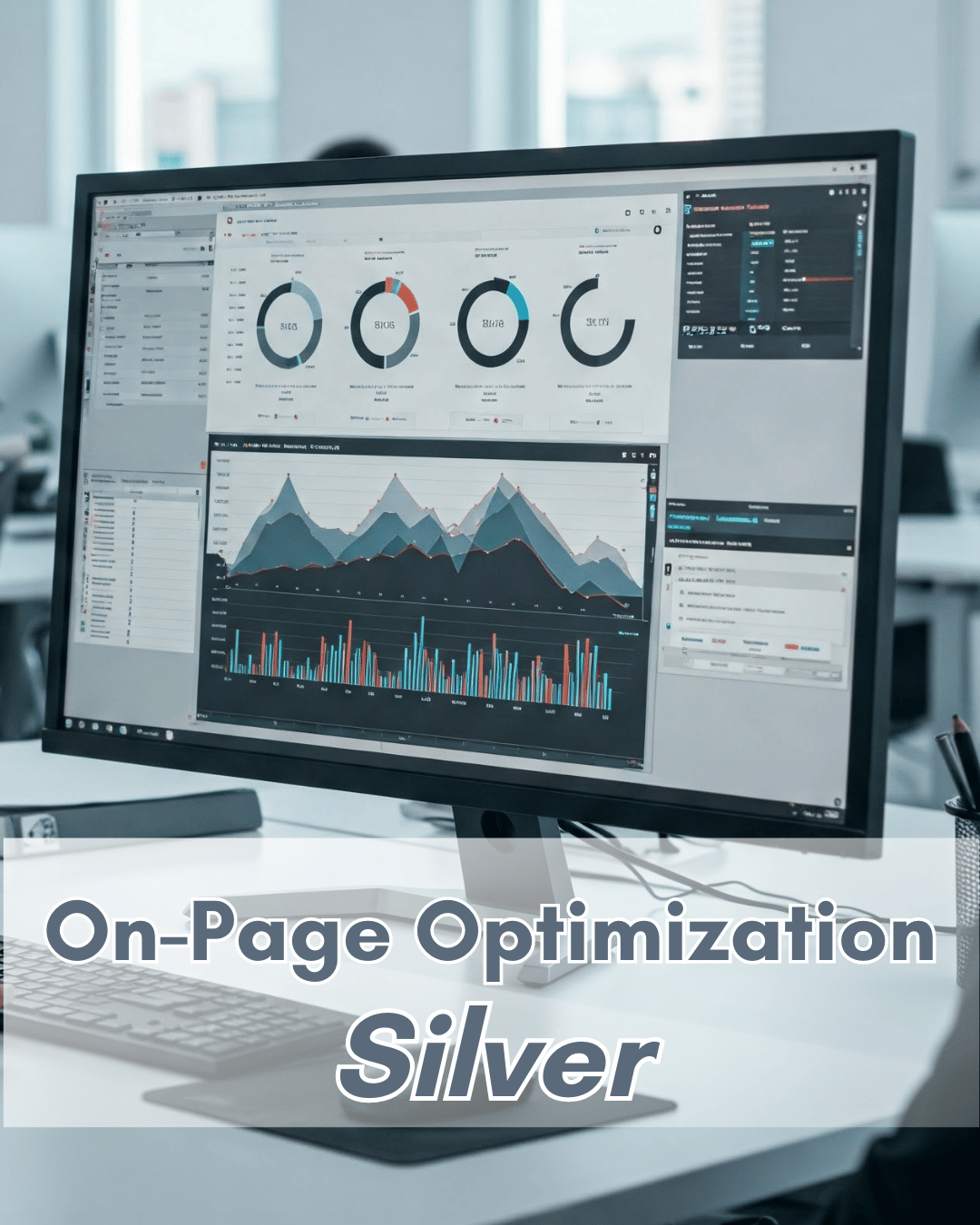 On-page optimization process showing metadata, headings, and content fixes.