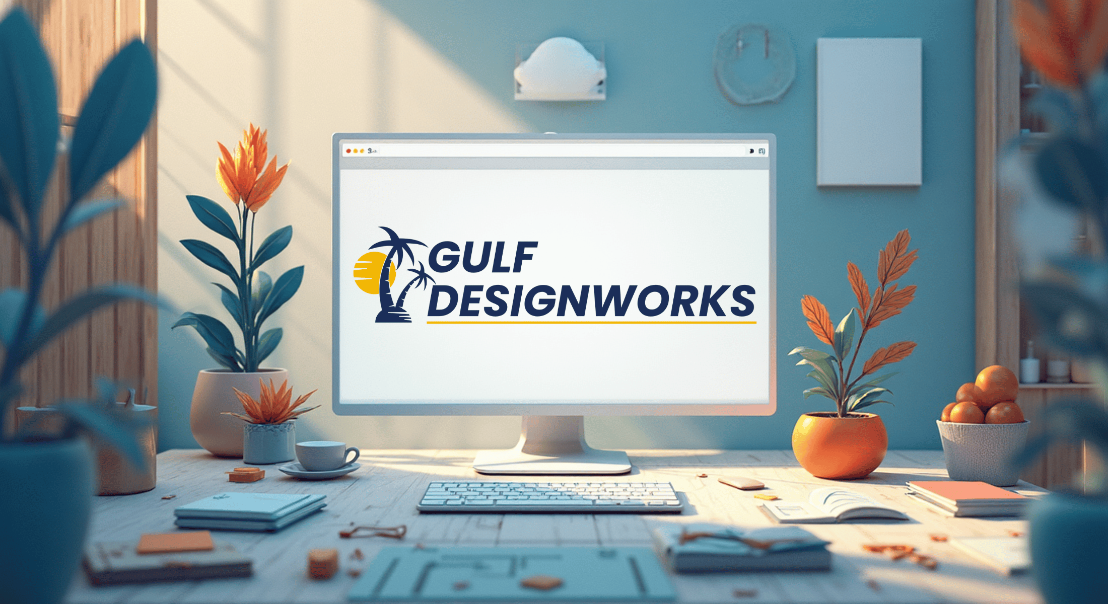 Responsive website design displayed on desktop and mobile for small business